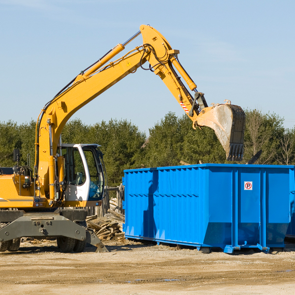 can i choose the location where the residential dumpster will be placed in Gillett Grove Iowa